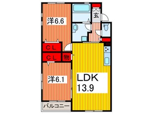 西大宮ガーデンヒルズⅡの物件間取画像